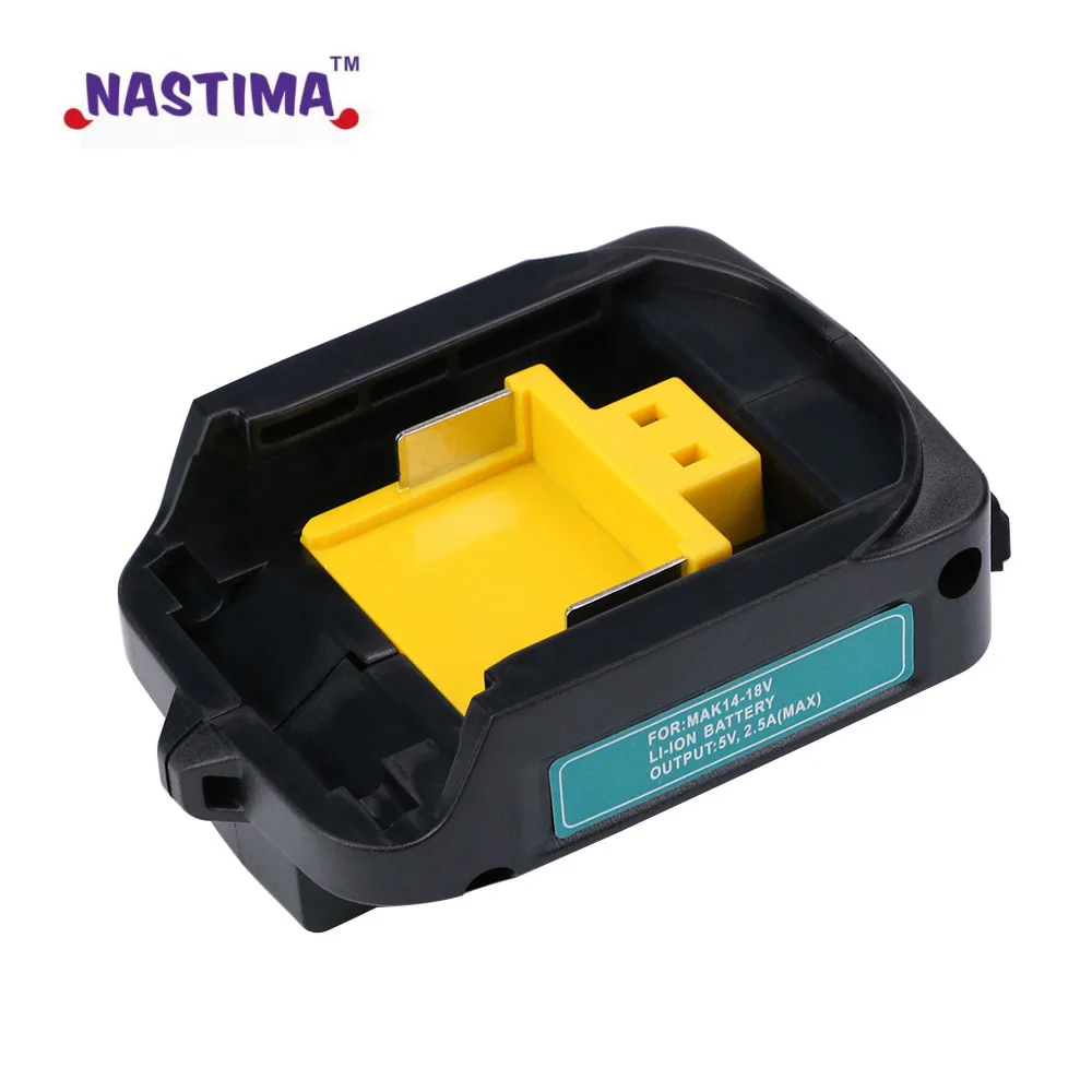 NASTIMA 18 в/14 4 в источник питания заменить для Makita ADP05 USB адаптер LXT литий ионный