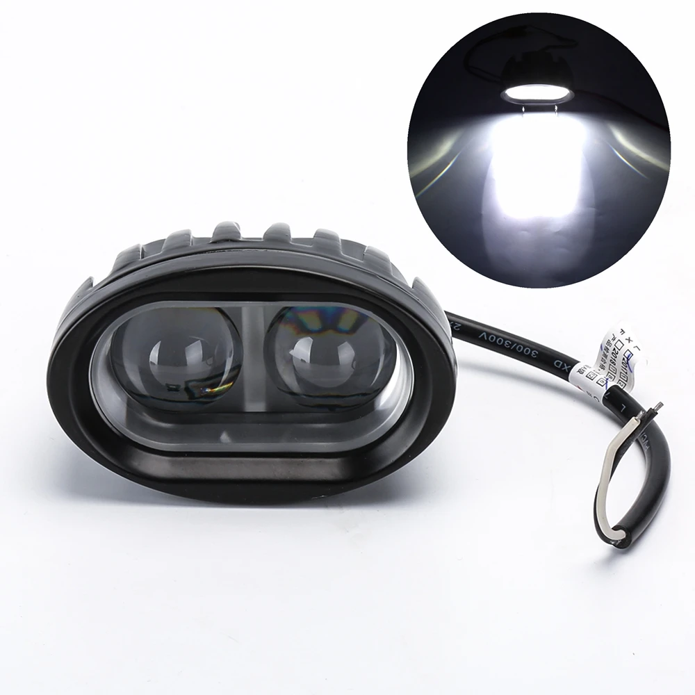 20W Oval LED Work Light Offroad Fog Lamp Car Auto Truck ATV Motorcycle