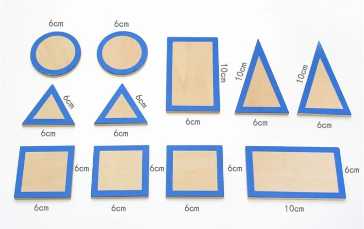 Детские игрушки tosgeometry стереонабор Детские Обучающие деревянные блоки Строительные блоки подарок