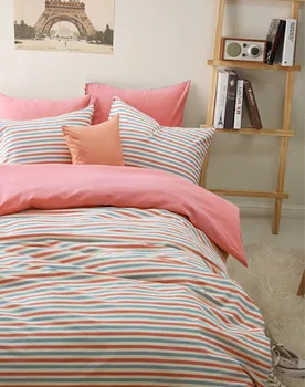 

Cotton Sanding Bedding Set Pastoral Morden Twin King Queen Bed Adult Kids Sheet Pillowcase & Duvet Cover Sets