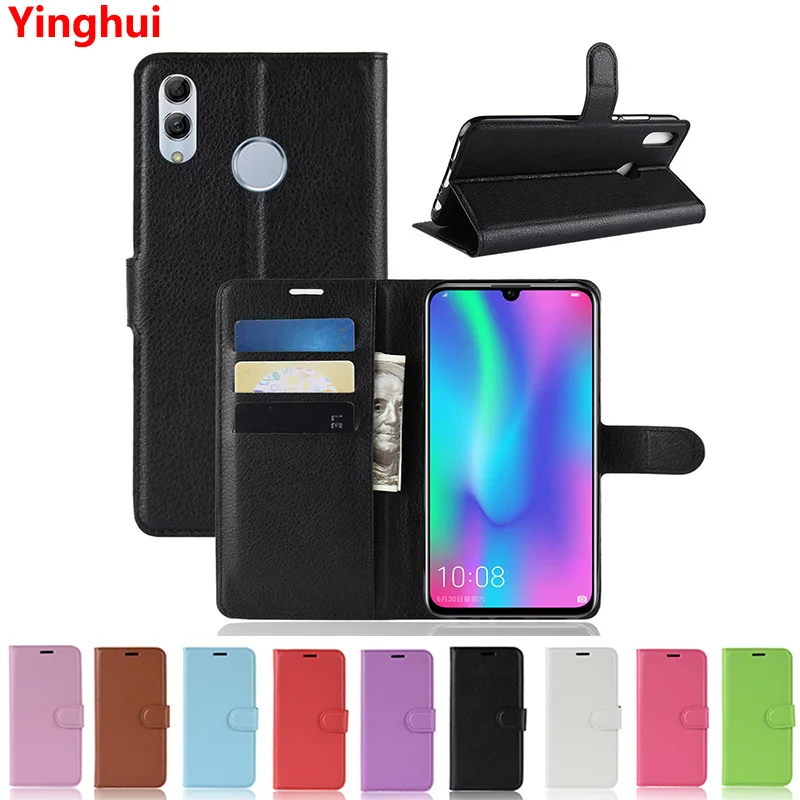 

Honor 10 Lite High Quality Book Style Flip Wallet Leather Case Cover for Huawei Honor 10 Lite Card Holder Full Protective Case