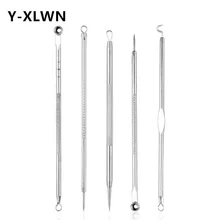 

Y-XLWN special supply two - head stainless steel acne needle acne needle black head acne device selected five Manicure tool