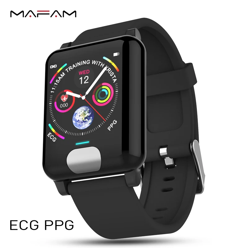 MAFAM ECG PPG Smart Watch Men Women Blood Pressure Heart Rate Monitor Fitness Tracker Smart Bracelet Watch Clock For IOS Android MAFAM ECG PPG Smart Watch Men Women Blood Pressure Heart Rate Monitor Fitness Tracker Smart Bracelet Watch Clock For IOS Android