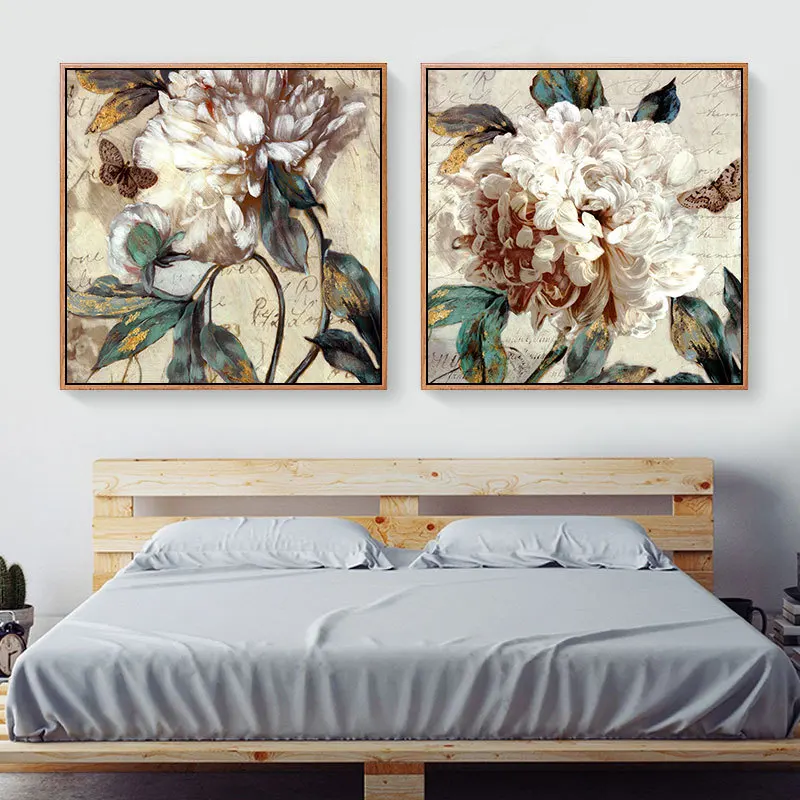 

Nordic INS Flower painting abstract decorative paintings Simple and modern Hotel home Entrance Hanging pictures Wall painting
