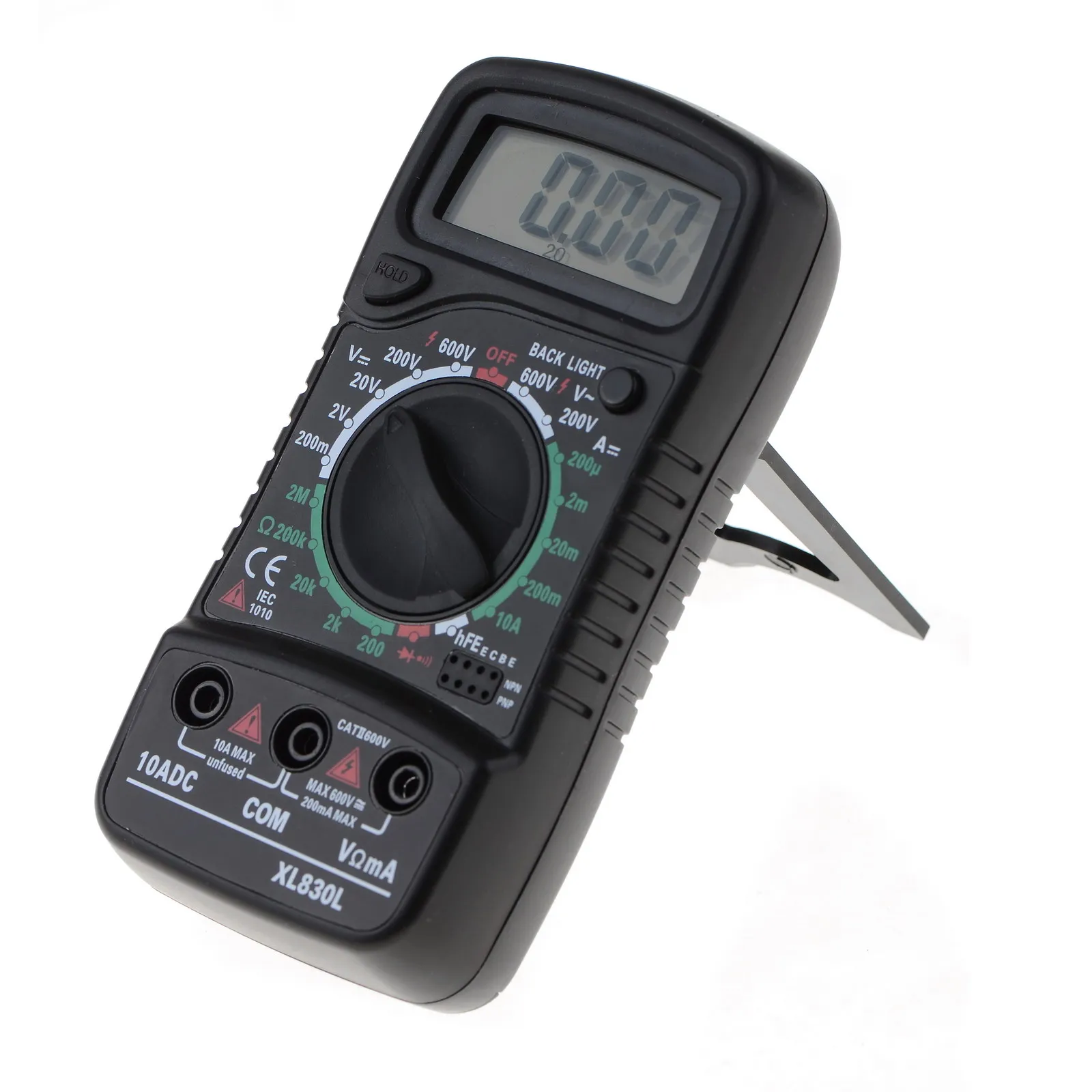 

Handheld Counts With LCD Digital Multimeter Tester XL830L AC/DC Voltmeter Ammeter Without Battery High Quality Multimetro