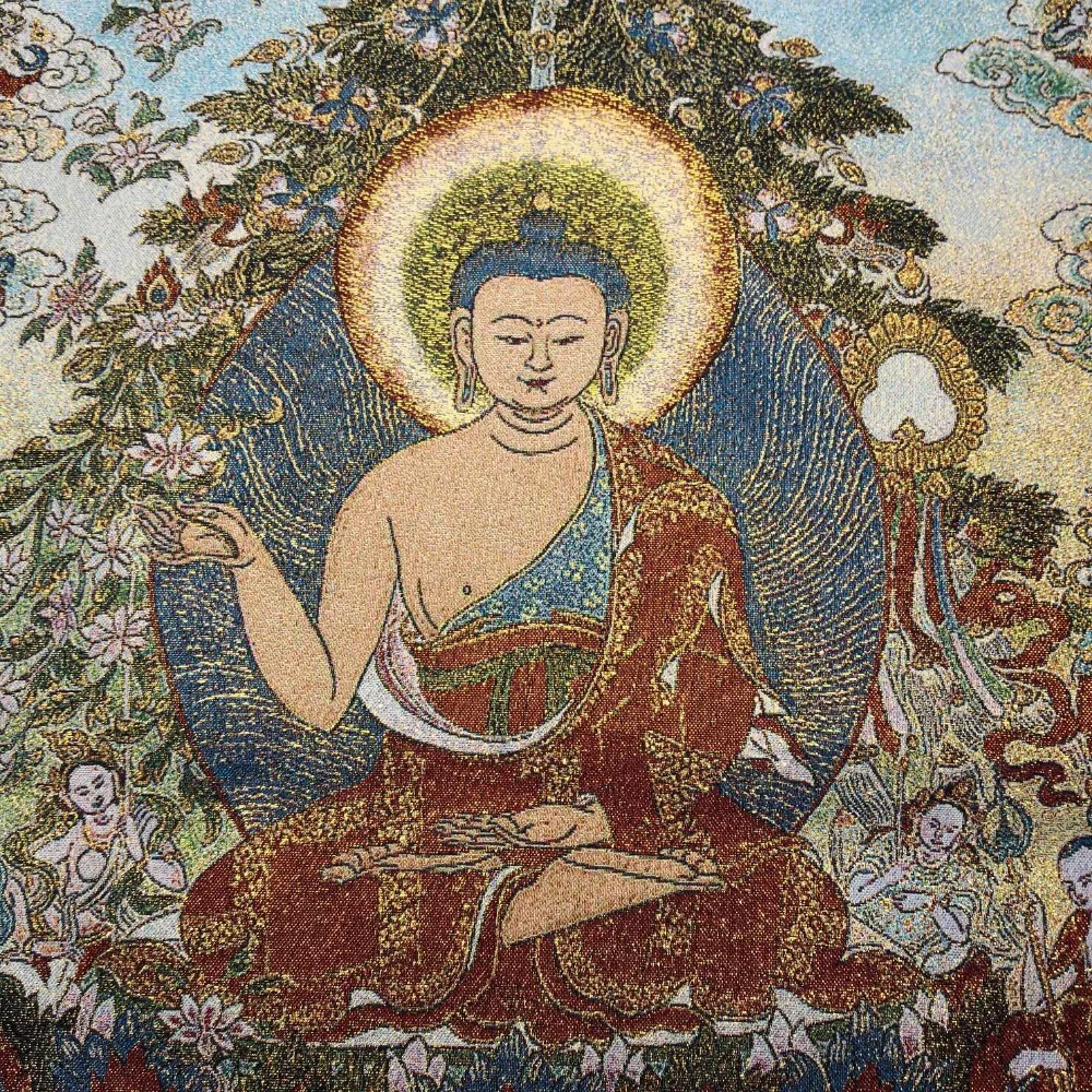 2019 непальских коллекция Традиционная тибетская Буддизм танка картины Будды