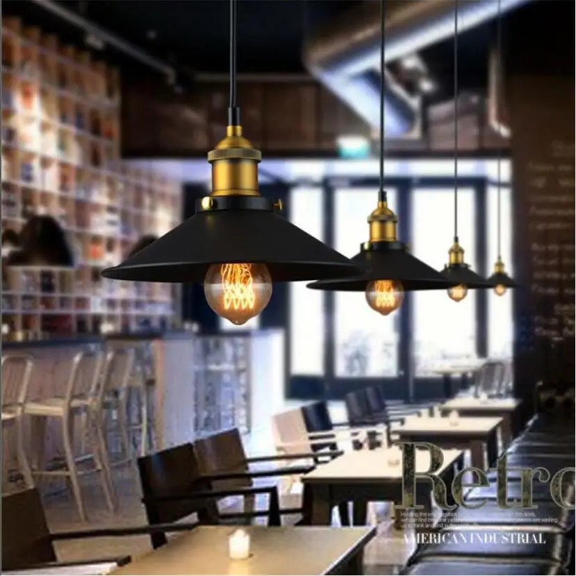 Modern European American retro minimalist LED creative E27 chandelier