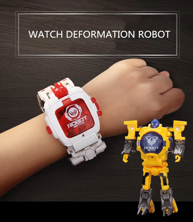 Детские наручные часы с мультяшным принтом|robot kids toys|gift giftsgift boy |