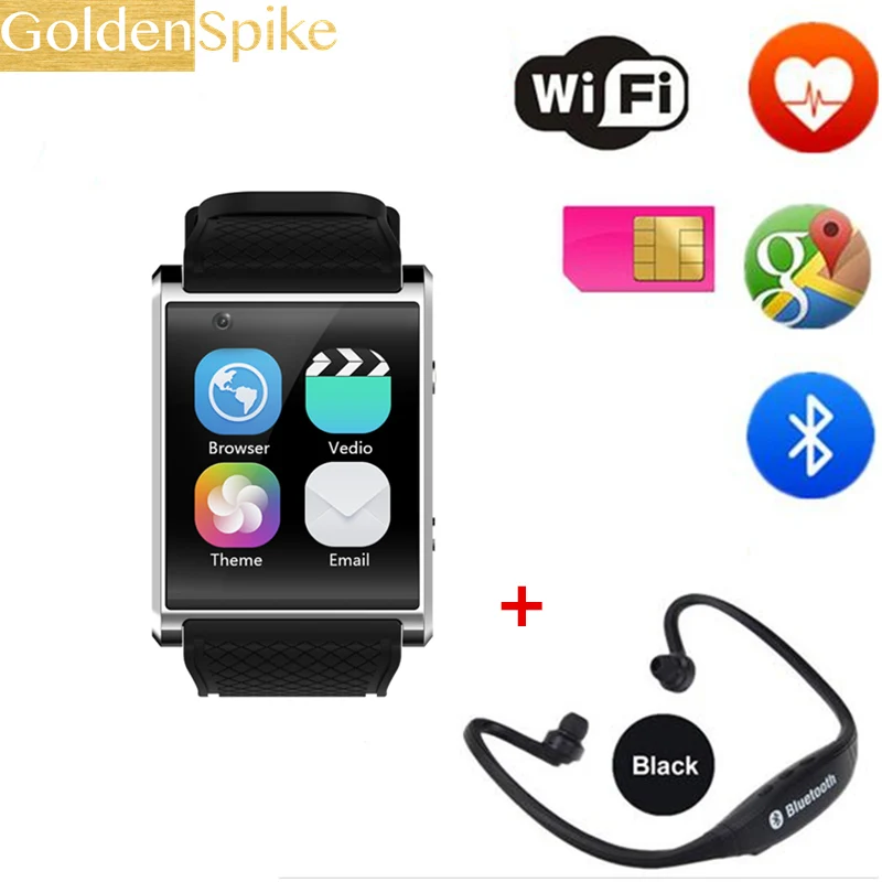 

X11 Smart Watch Android5.1 Smartwatch MTK6580 With Pedometer Camera 5.0M 3G WIFI GPS WIFI Positioning SOS Card Movement Watch