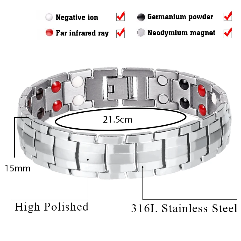 10141Magnetic Bracelet Details _1