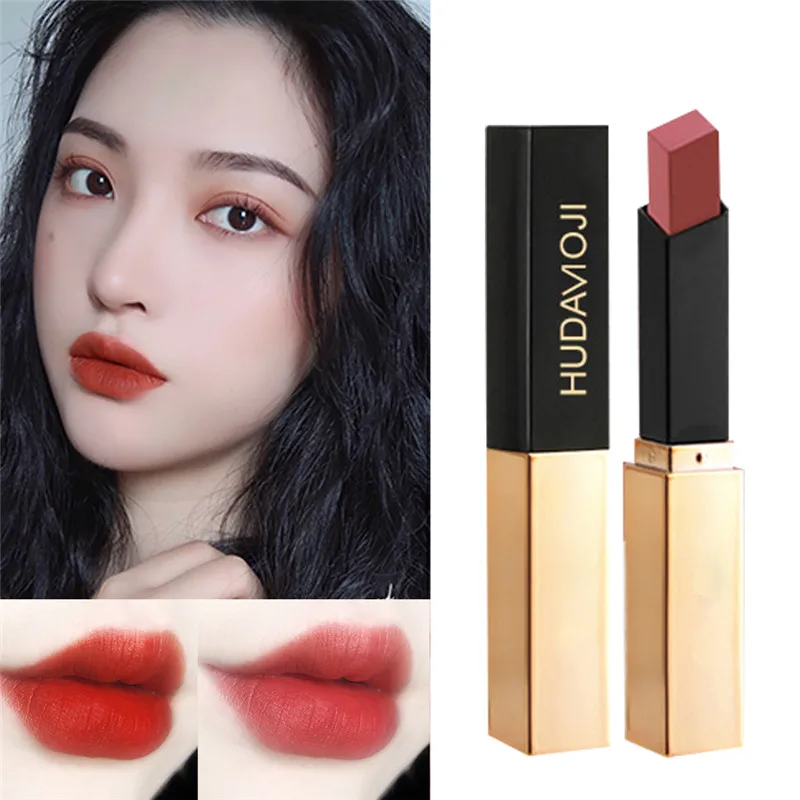 

6 Color Waterproof Velvet Glossy Lasting Sexy Red Lipstick Nude Matte Lipstick Makeup Matte Make Lip Gloss Professional Lip Tint