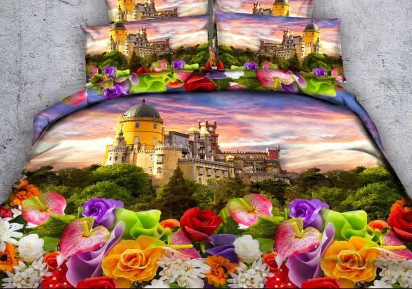 37 bedding set 3d flowers