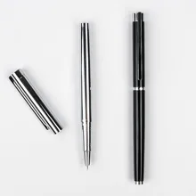 Горячая новинка Jinhao 126 Исполнительный Полный Серебряный тонкий с капюшоном перьевая ручка