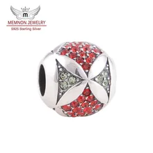 Moda arco iris cristal Charms plata esterlina 925 de la joyería europea apta pulseras marca Bangles DIY mayorista hacer YZ206