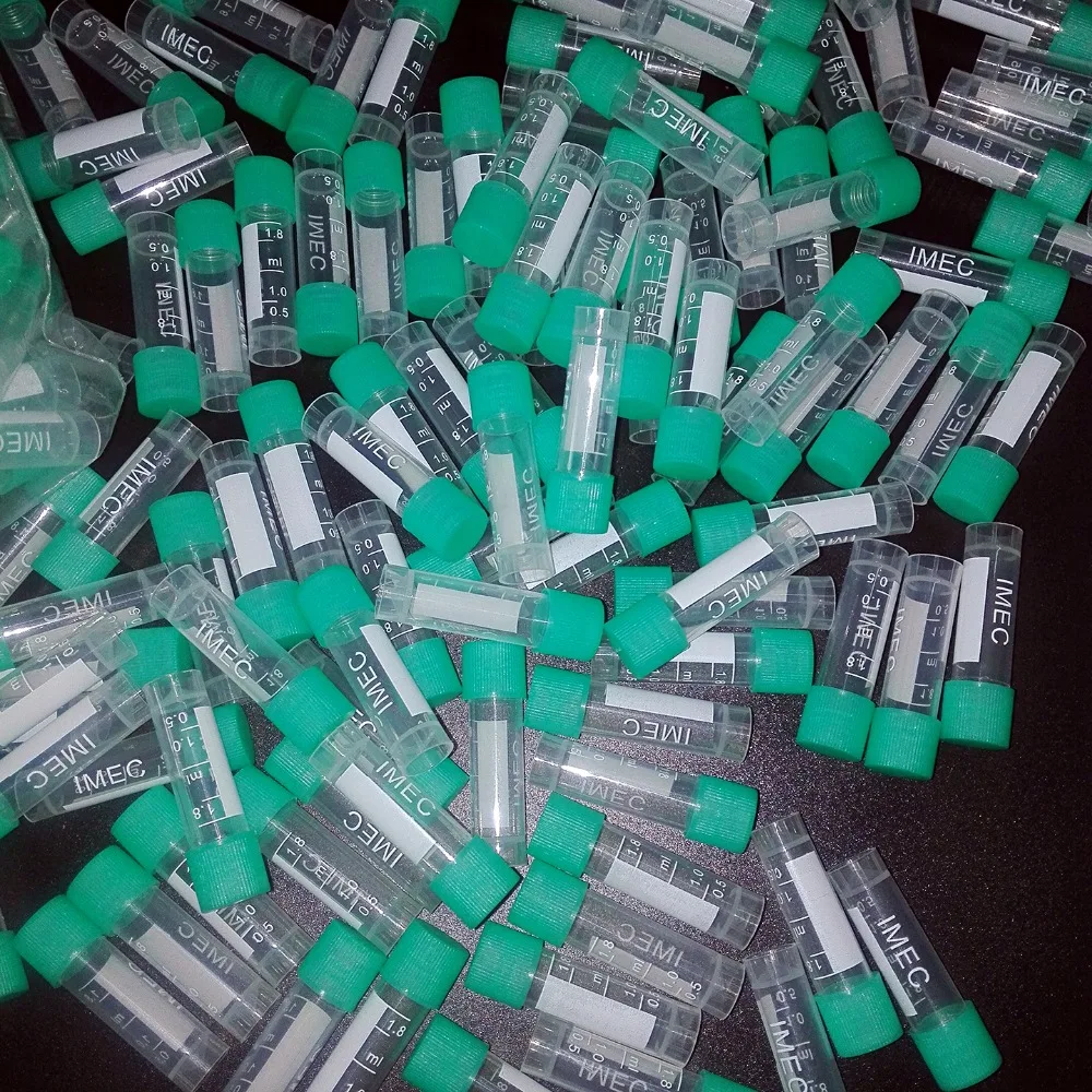 Centrifuge tube 100pcs Laboratory Freezing Tubes 1.8ml 2mL Graduated PP Plastic With Screw Cap