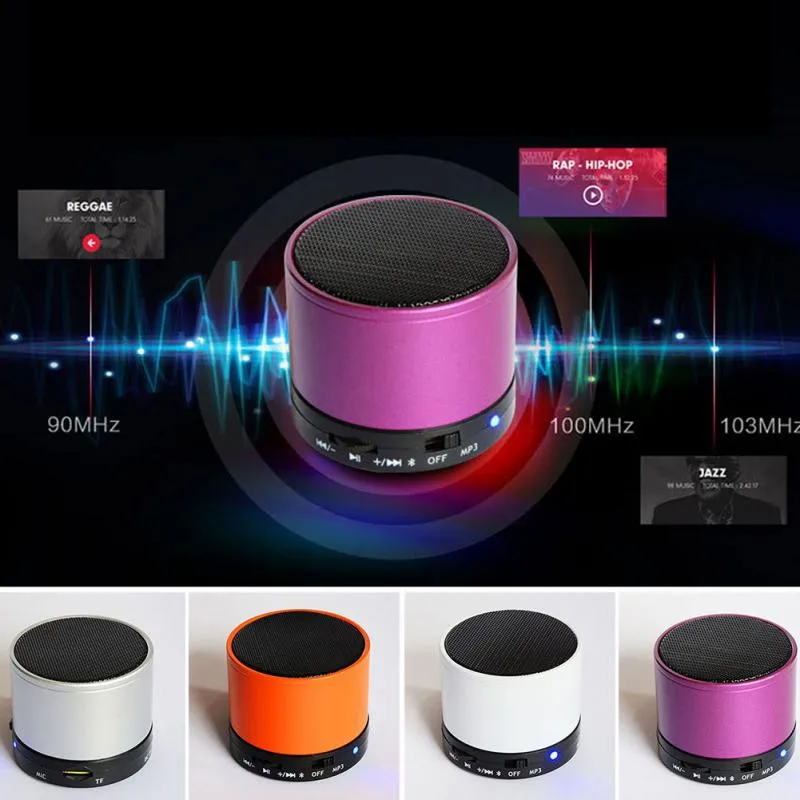 Портативный S10 Беспроводной Bluetooth Динамик открытый TF USB FM стерео музыку громко s