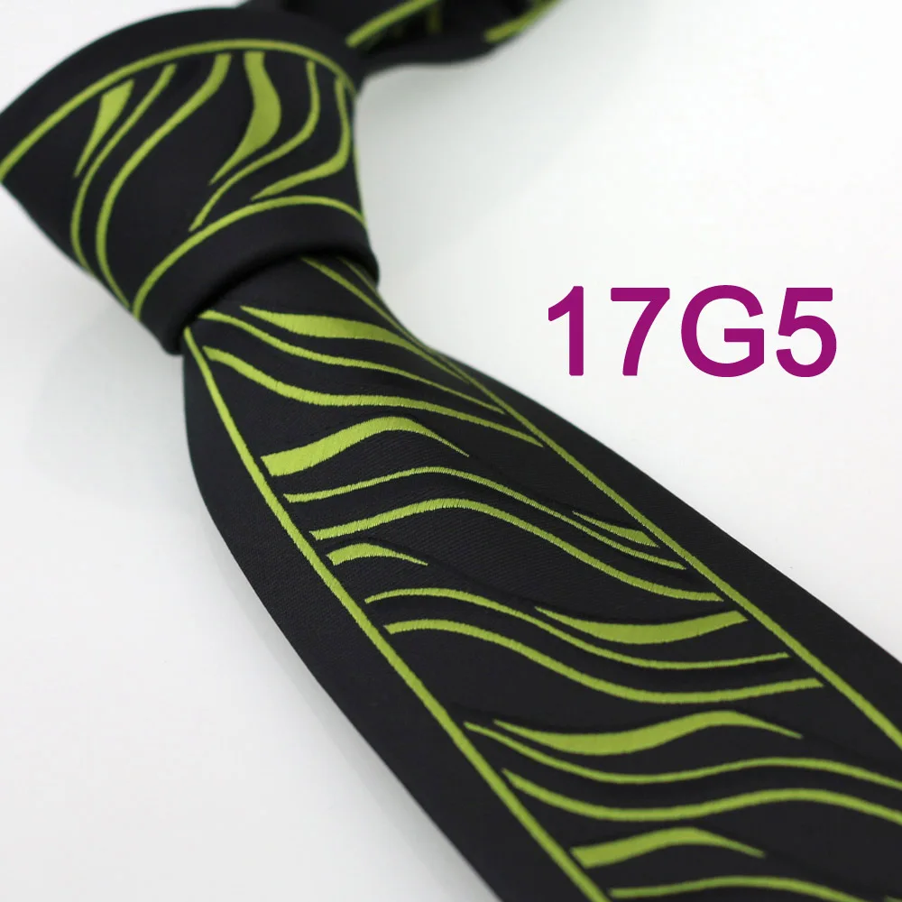 YIBEI coahella Галстуки Черная граница зеленый Зебра полосатый галстук в деловом стиле 8,5 см галстуки из микрофибры Свадебный галстук для мужчин 17G5