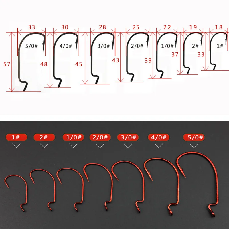 300 шт широкий зазор Смещенный червь Карп рыболовные крючки сильная рыба джиг рыболовный крючок Набор для Мягкая приманка для окуня рыболовный снасти
