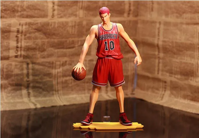 

25cm Anime Figure SLAM DUNK Sakuragi Hanamichi PVC Action Figures Collection Model Toys Doll
