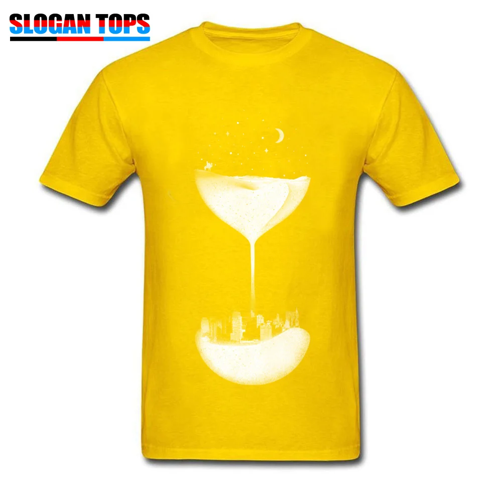 Time Travels 2018 Hot Sale Short Sleeve Casual T Shirt Cotton Fabric O Neck Men T Shirt Slim Fit Top T-shirts April FOOL DAY Time Travels yellow