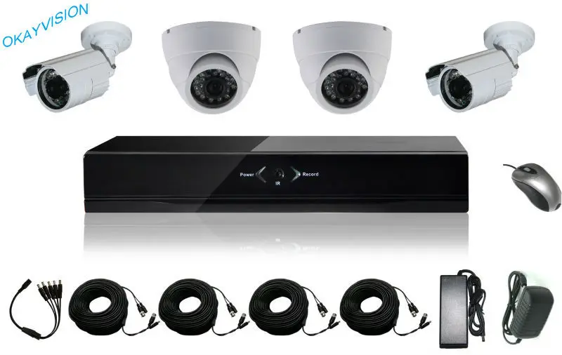 

New Coming p2p 4CH DVR full HD AHD DVR KITS system for 1MP/1.3MP/2MP AHD DVR Kits