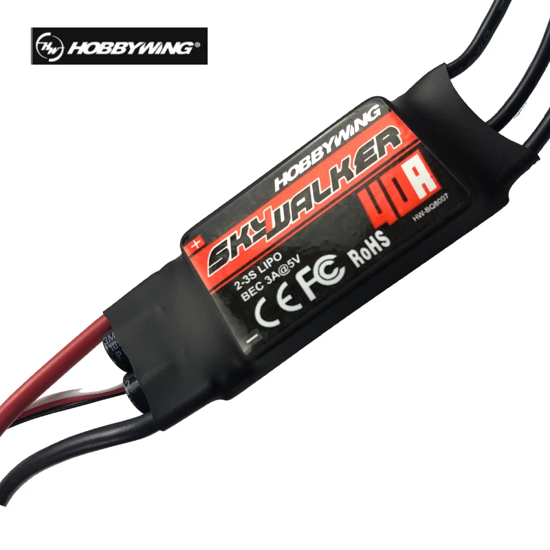 Hobbywing SKYWALKER серии 2-6S 12A 15A 20A 30A 40A 50A 60A бесщеточный ESC Регулятор скорости с UBEC для RC квадрокоптера