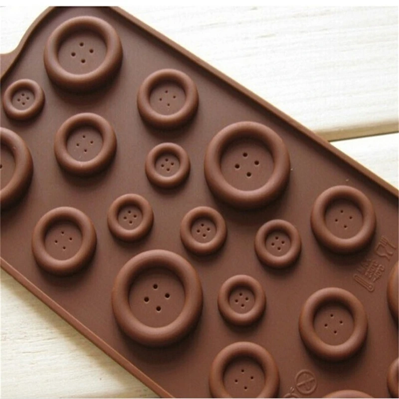 Buy Chocolate Button Shape Mould Big Small Buttons