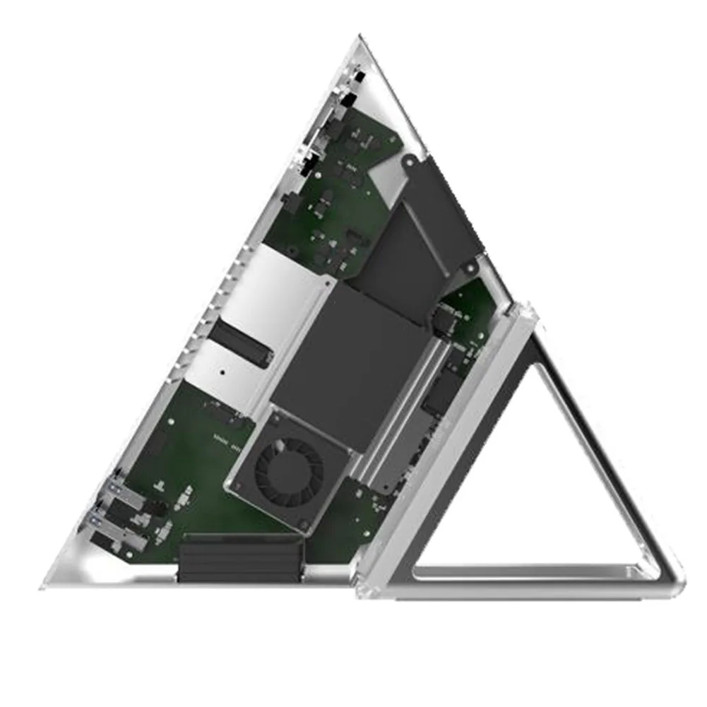Четырехъядерный мини компьютер Intel Apollo N3450 треугольный 8 ГБ ОЗУ + 64 многопортовый
