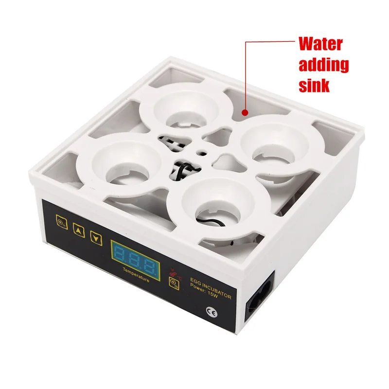 4 Egg Incubator Automatic Temperature Control Small Brooder Hatchery Egg Incubator Hatcher for Chicken Duck Bird Pigeon Quail 4 Egg Incubator Automatic Temperature Control Small Brooder Hatchery Egg Incubator Hatcher for Chicken Duck Bird Pigeon Quail