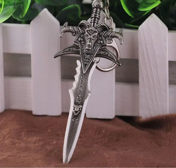 WOW коллекция брелок 12 см модель оружия король лича Frostmourne брелок Орда союз аксессуары ювелирные изделия сувениры Gif