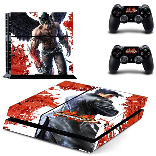 Игра Tekken 7 PS4 Кожа Наклейка виниловая для sony Playstation 4 консоль и 2 контроллера PS4 Кожа Наклейка - Цвет: GYTM0940