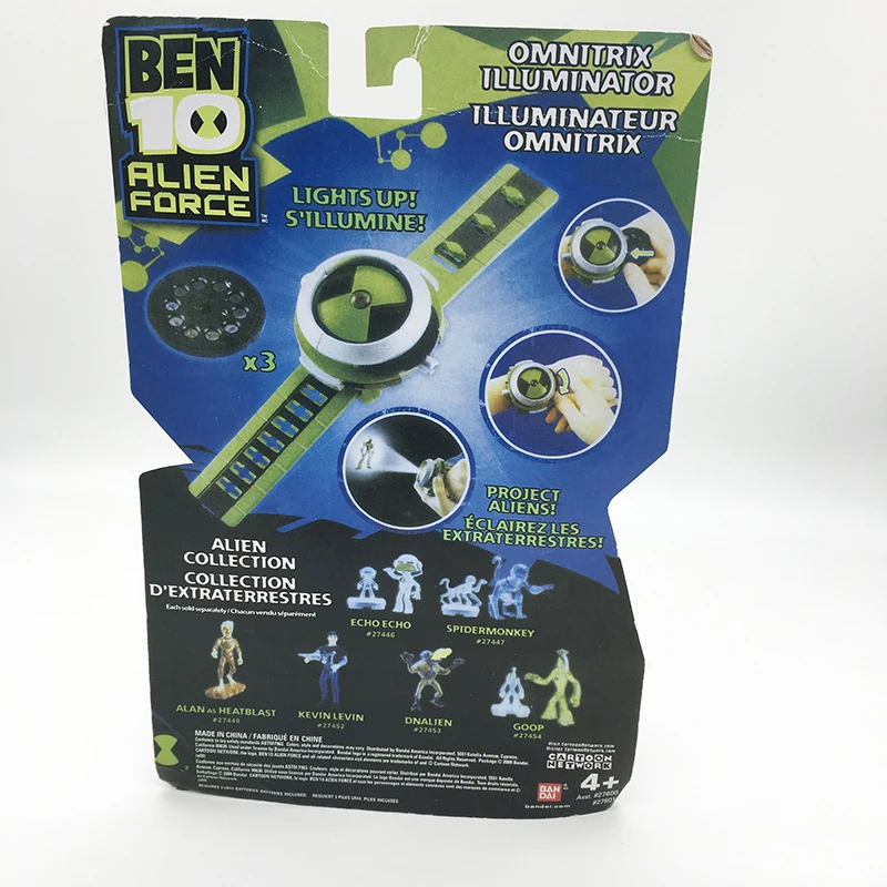 Ben 10 Ultimate часы Omnitrix стиль Япония проектор часы BAN DAI Подлинная Ben10 часы игрушка Рождественский подарок для детей