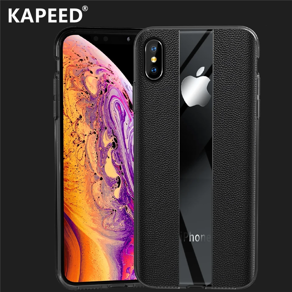 KAPEED чехол для телефона Iphone XS Max в деловом стиле роскошный флагманский из телячьей