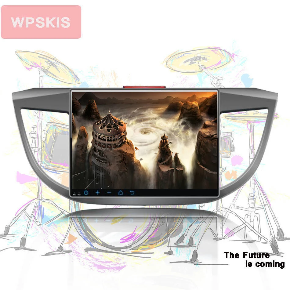 

10.2 inch Octa Core Android 9.0 Car DVD Player Navigation GPS Fit Honda CRV 2012 2013 2014 2015 16 TV 4G Radio Stereo Head Unit