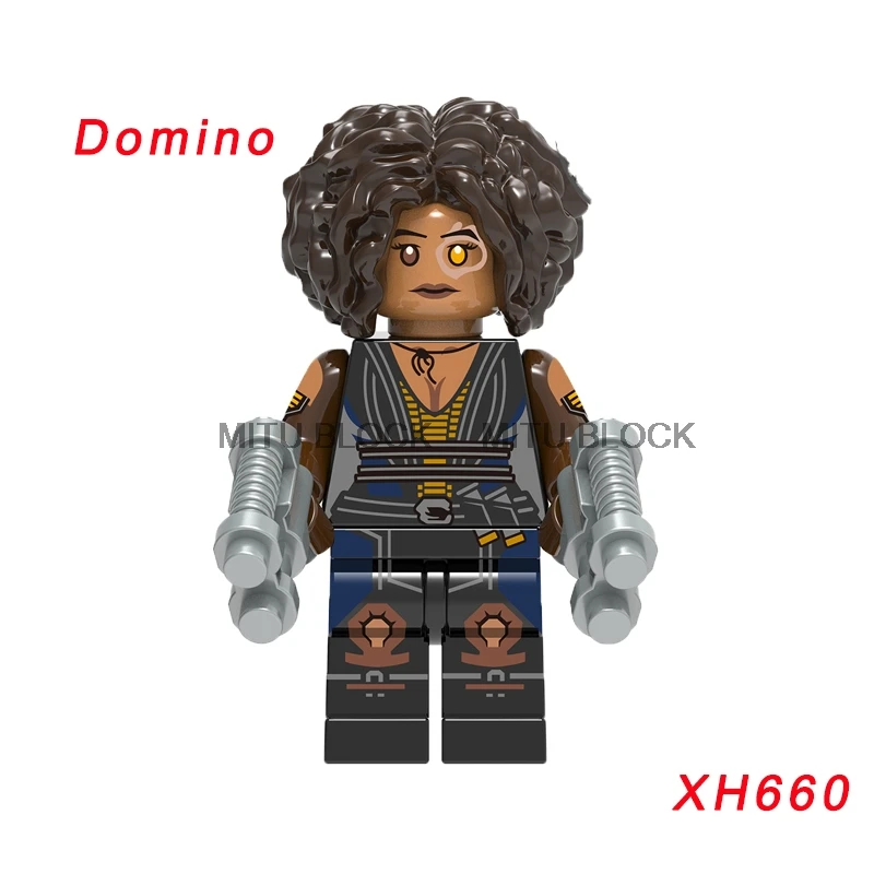 

Xh660 Single Sale Legoing Super Heroes Avengers Domino Carnage Loki Black Spiderman Building Blocks Bricks Children Gift Toys