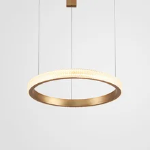 Современный светодиодный светильник-люстра с лаконичным дизайном, алюминиевая Золотая люстра, освещение для гостиной и проектов