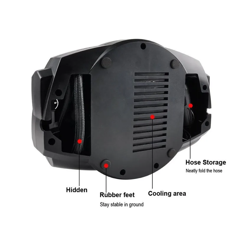 120 Вт 150PSI 12V цифровой автомобильный воздушный компрессор Портативный