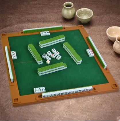 Vert 144pcs Mini-mahjong Journey Portable Jeu Traditionnel Chinois pr Party Pique-nique Voyage 20mm 130CM 