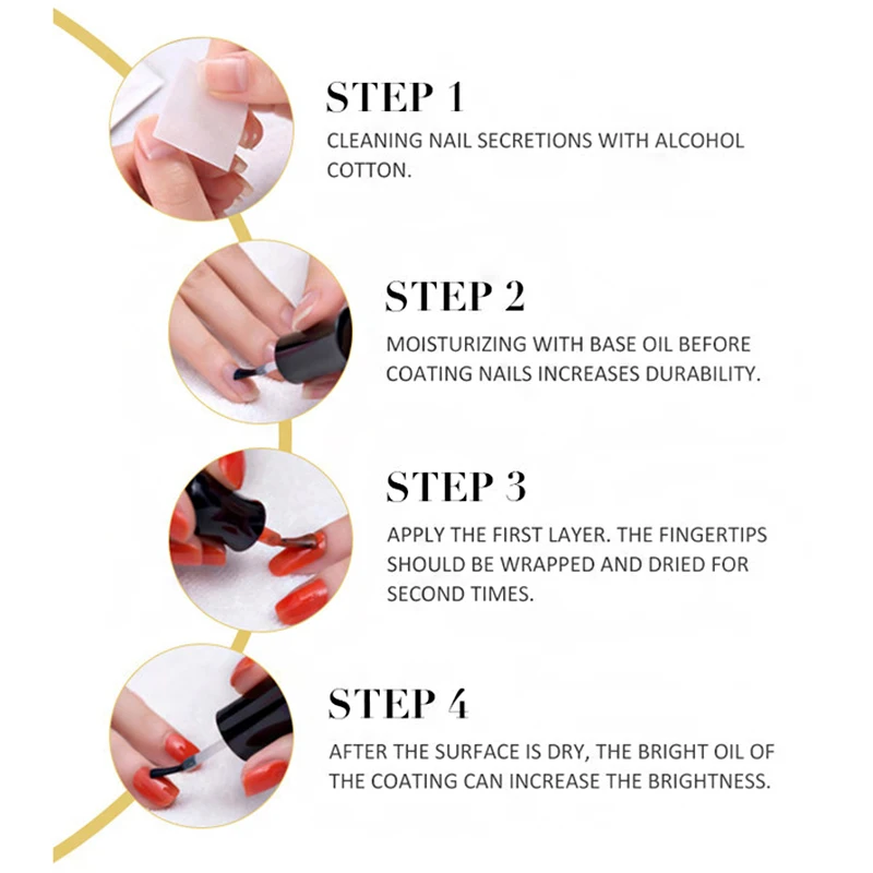 Высокое качество 6 пилка для ногтей Желе DIY искусство длительный Маникюр нетоксичный полу-прозрачная, сумка для макияжа