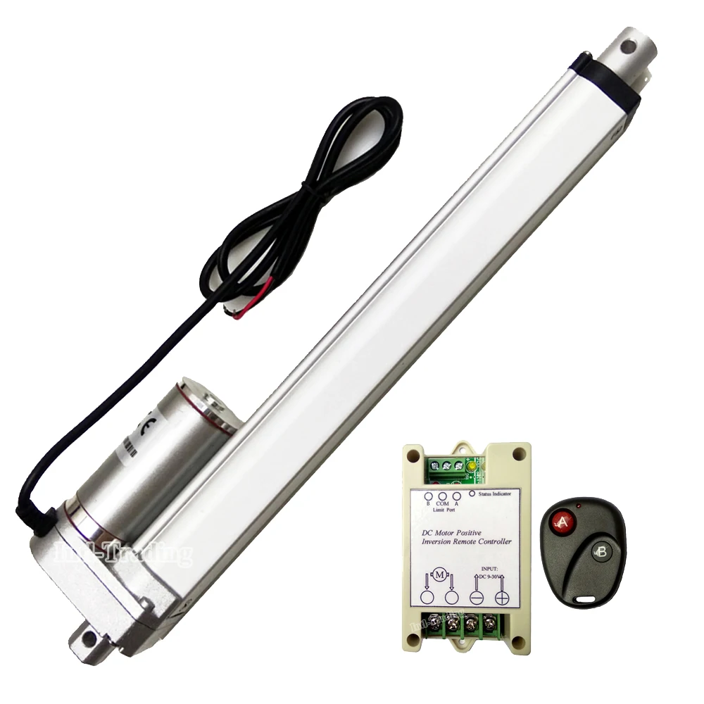 Multi-function 8/" Stroke Linear Actuator 12V DC Motor Remote Controller Auto RV
