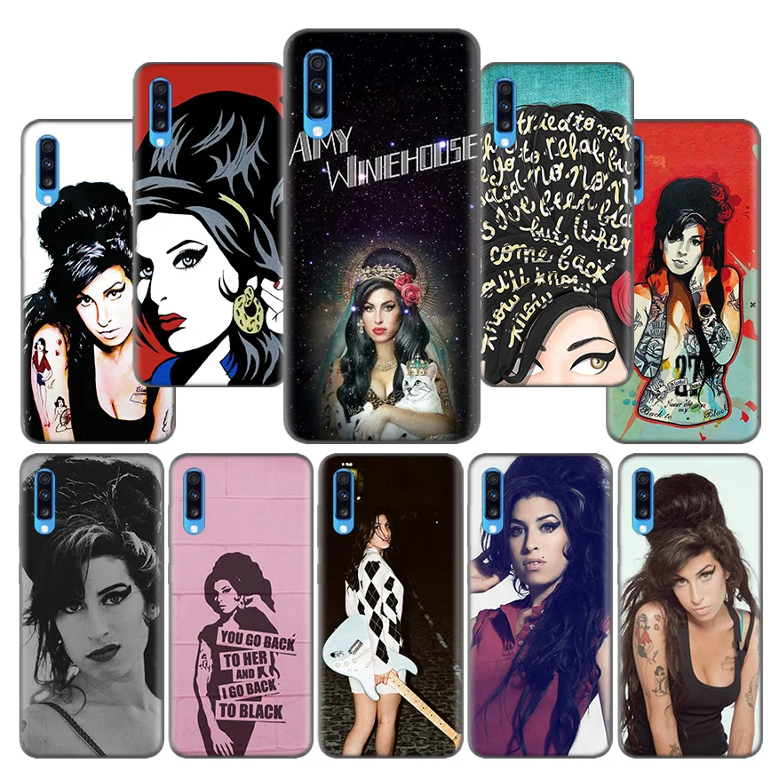 

Amy Winehouse Pattern Ultra-thin Case Shell Coque for Samsung Galaxy A10 A20 A30 A40 A50 A60 A70 A80 A20e A6 A8 A7 A9 Plus 2018