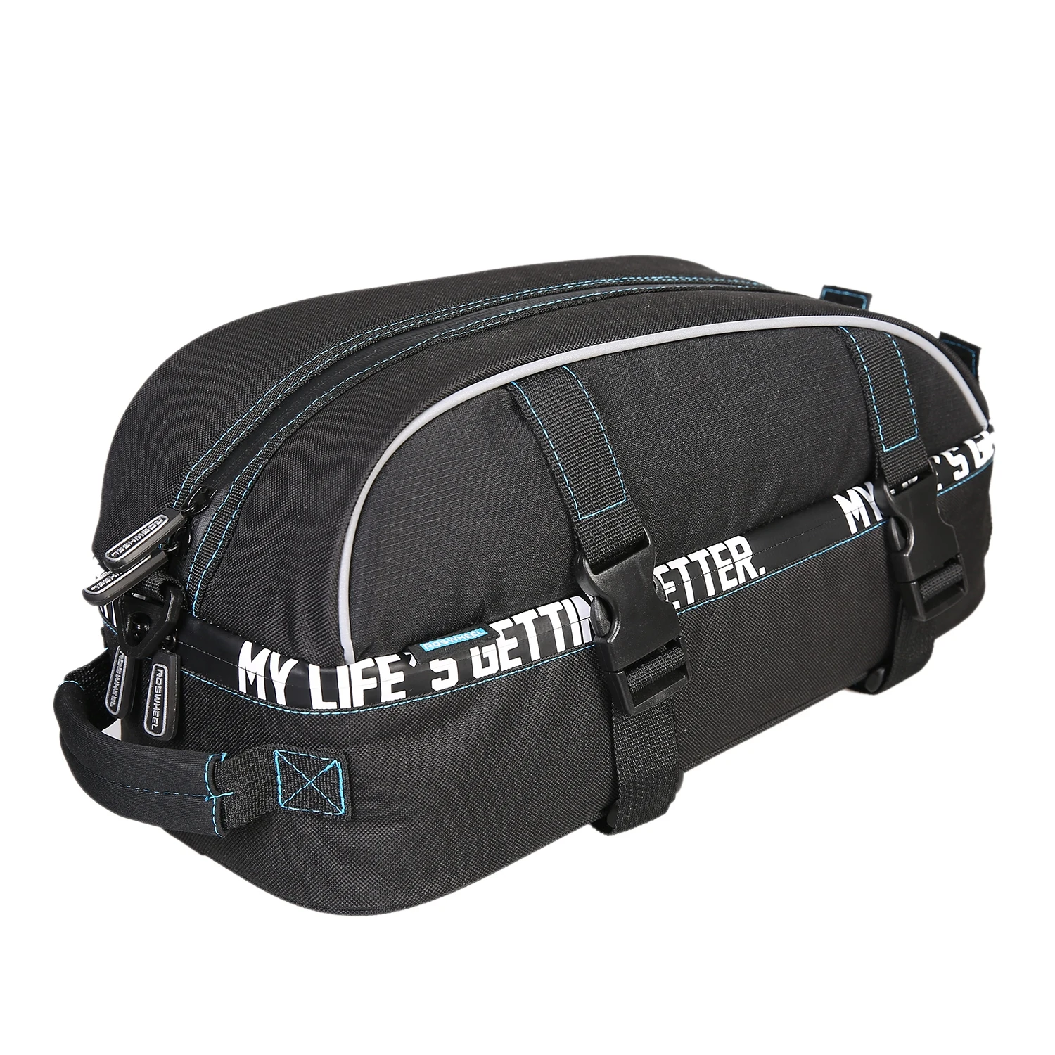 

FLGT-ROSWHEEL Waterproof Cycling Bag 8L Bike Rear Rack Bag Bicycle Shelf Utility Pocket Shoulder Bag Pack Riding Supplies 1414