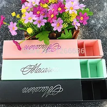 100 шт./лот бумага Macaron коробка для упаковки подарков контейнер