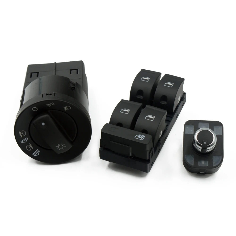 3Pcs New Window Switch Headlight switch mirror switch For AUDI A4 8E0