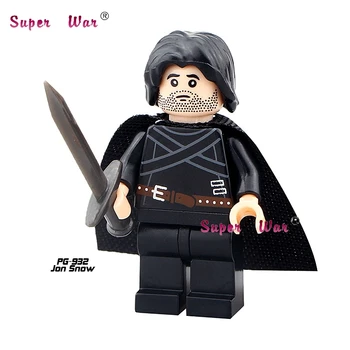 20pcs star wars superhero marvel Game of Thrones Jon Snow building blocks action figure bricks model educational diy baby toys