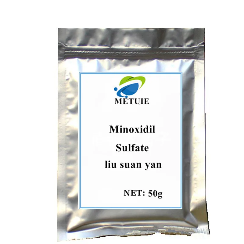 

Factory direct supply 50g-1000g pure minoxidil 99% powder mi nuo di er for hair regrowth Free shipping