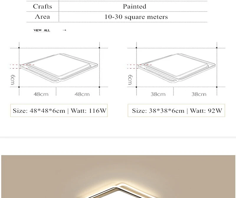 Современные Люстры, светодиодный светильник для гостиной, спальни, кабинета, белый, черный цвет, накладные люстры, декоративные AC85-265V