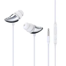 Ipsdi E10 Earphone Ox Horn Shape Earphones With Microphone For Smart Phones 3.5mm Plug Dj Earbuds Music MP3 Mp4 for Fashon Girls