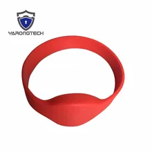 10 шт. 125 кГц EM4100 ISO красный ID браслет силиконовый браслет rfid для доступа Управление