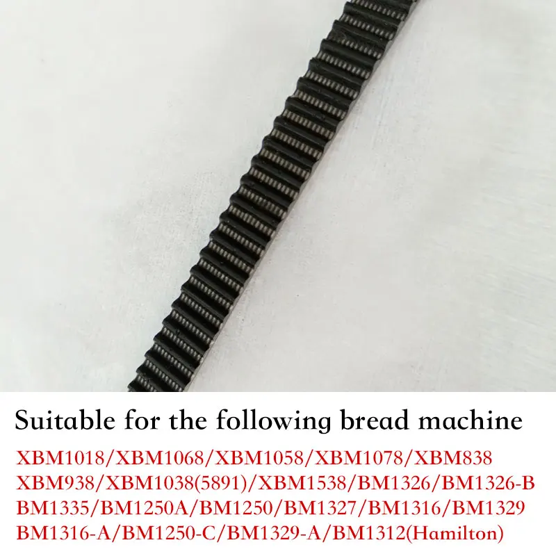 Belt for Bread Machine Parts and Components XBM1538/BM1326/BM1326-B/BM1335/BM1250A/BM1250/BM1250-C Breadmaker Conveyor Belts
